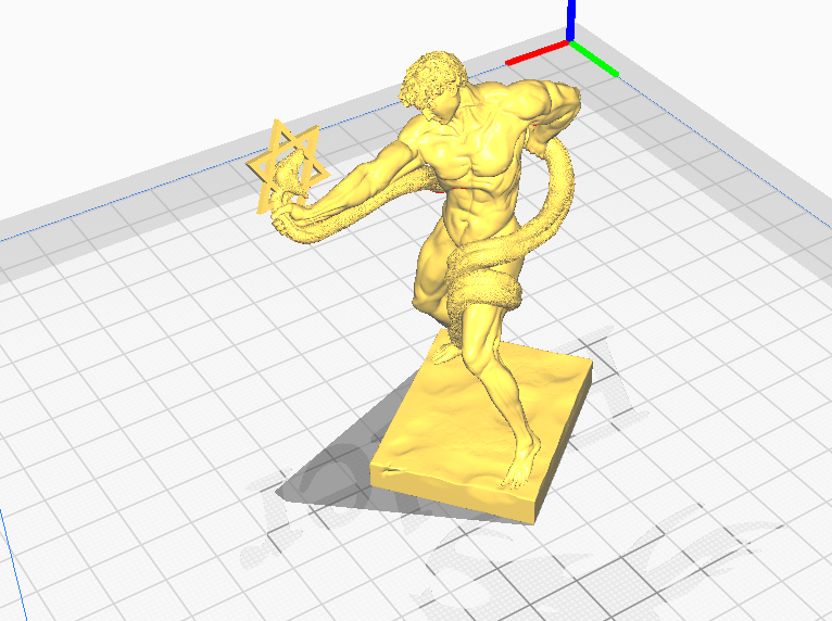 Wrestling the Serpent 3D – STL File